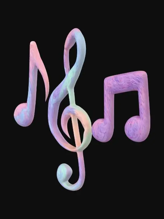 3D model for Rainbow Yarn Letters
