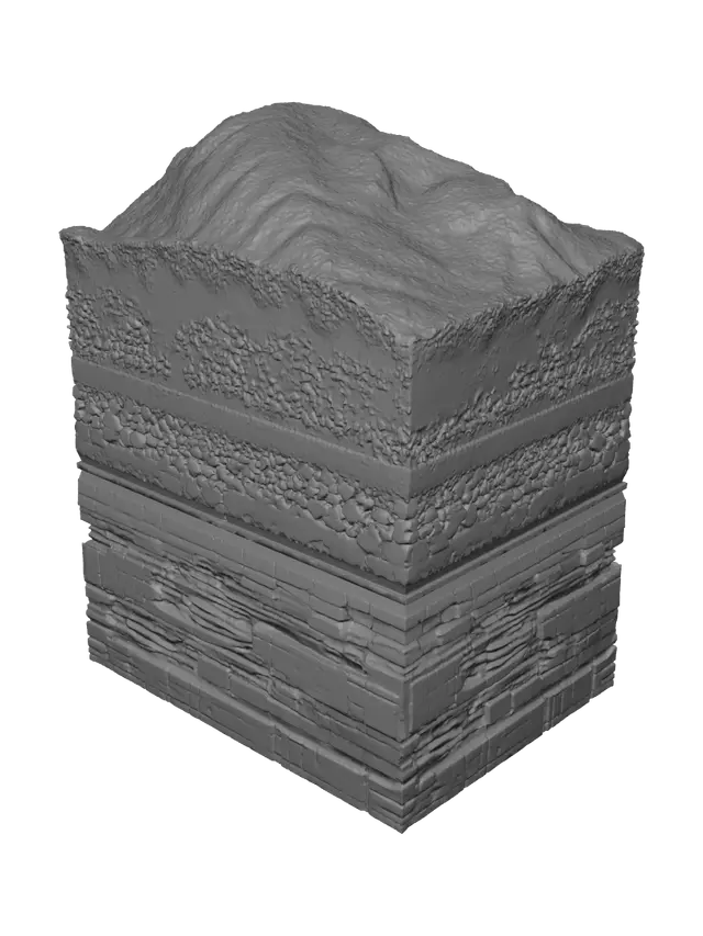 3D model for Layered Earth Cube