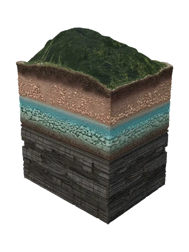 3D model for Layered Earth Cube