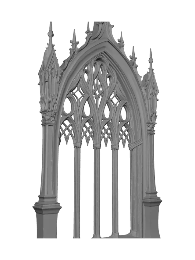 3D model for Gothic Tracery Window