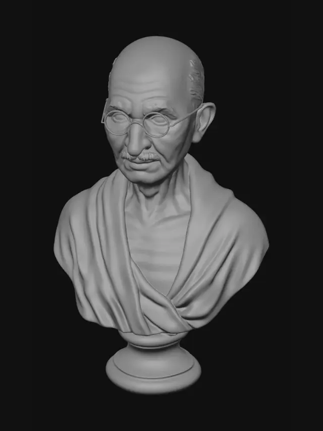 3D model for Silent Wisdom Bust