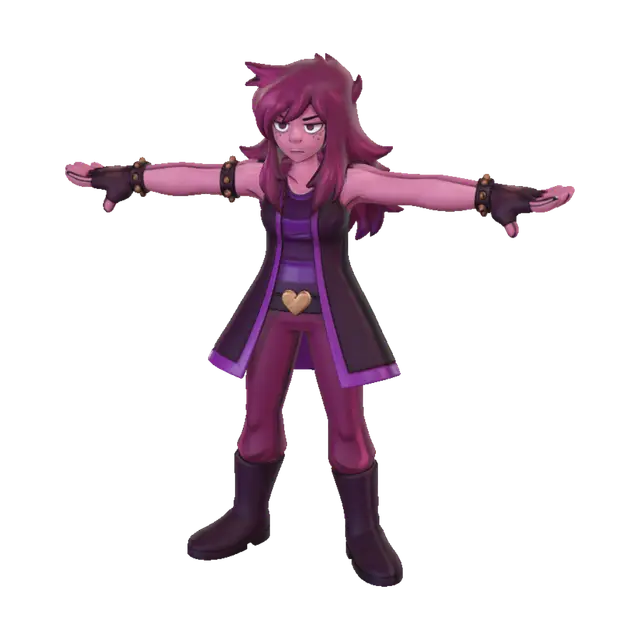 3D model for Heartbound Hero