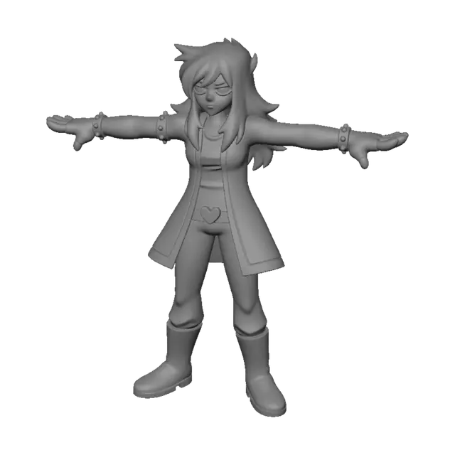 3D model for Heartbound Hero