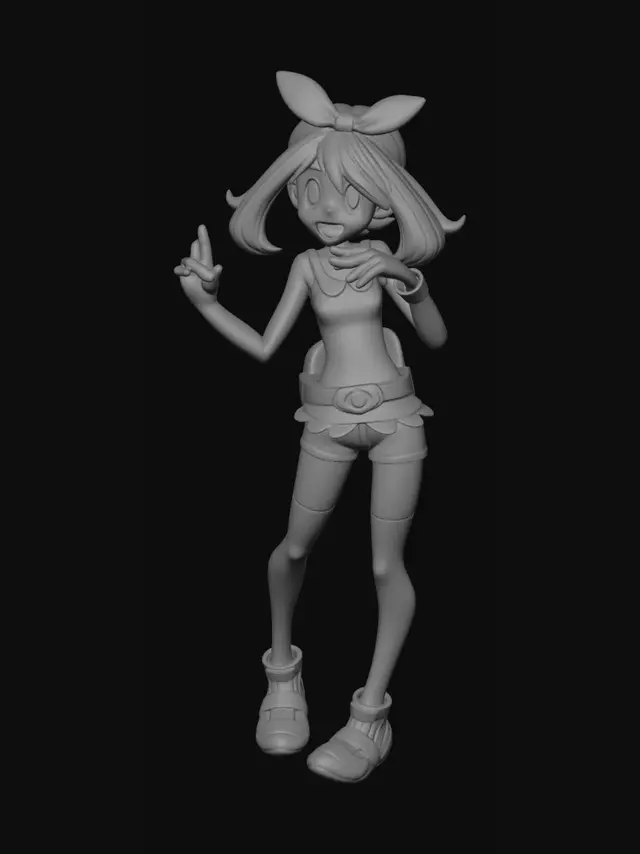 3D model for Pokemon Trainer with Poké Ball