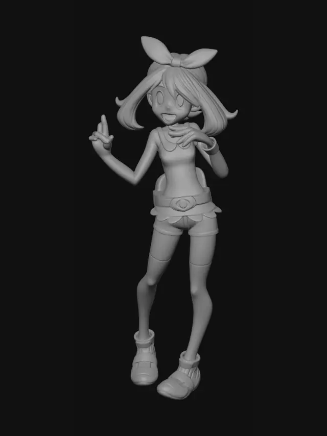 3D model for Pokemon Trainer with Poké Ball