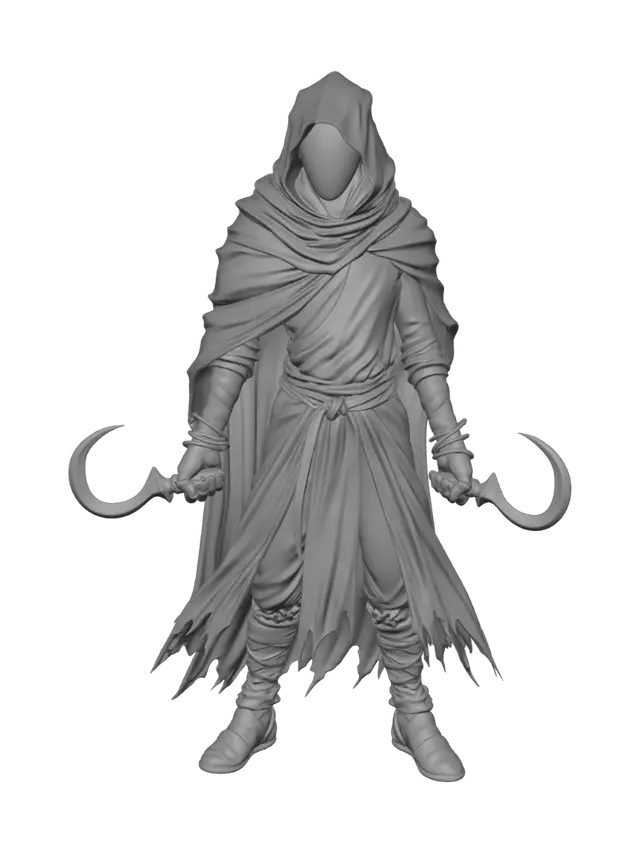 3D model for Crescentblade Assassin