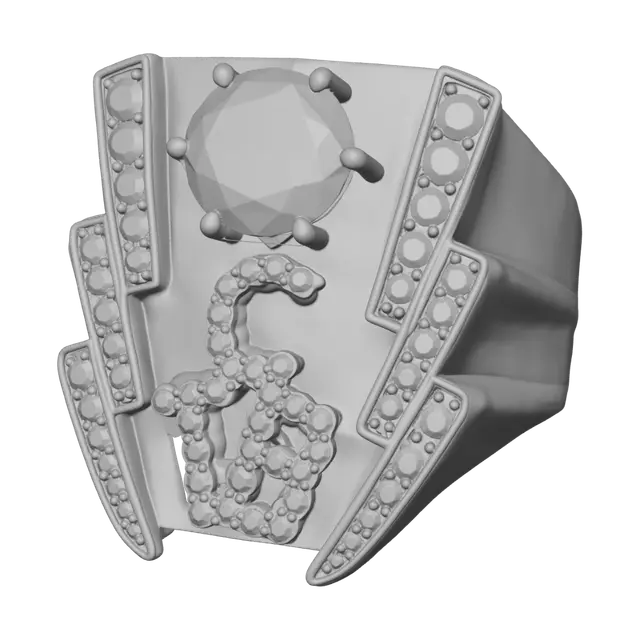 3D model for Chanel Diamond Crest