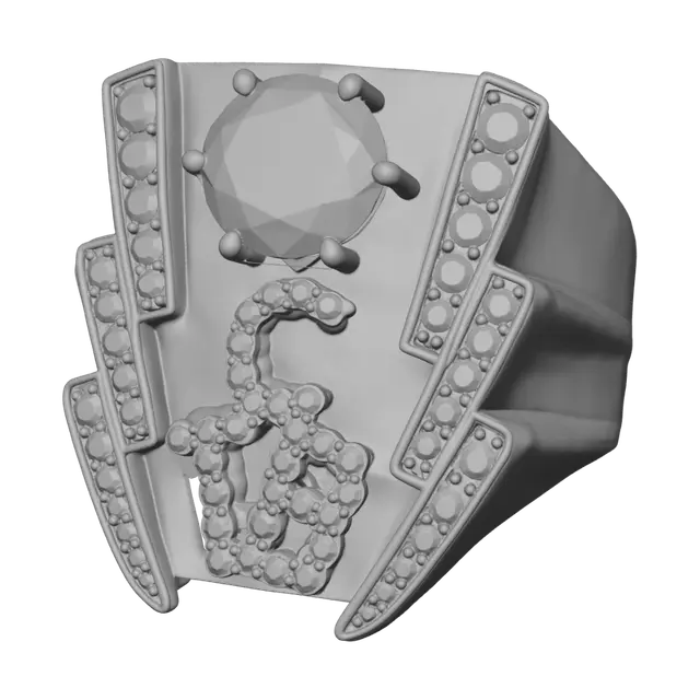 3D model for Chanel Diamond Crest
