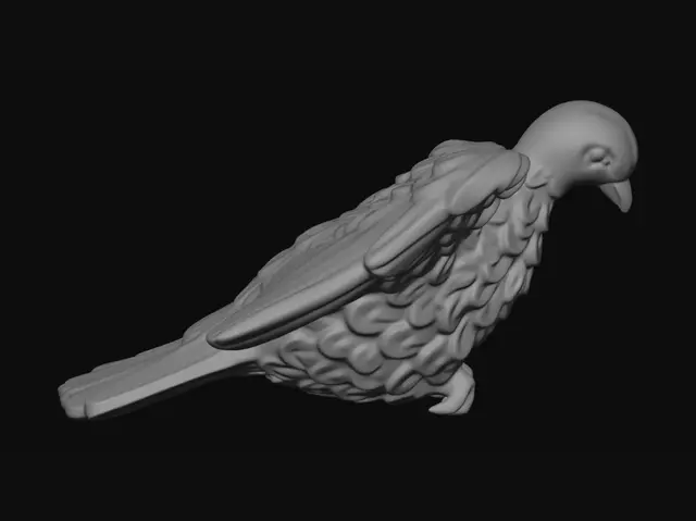 3D model for Dove in Flight