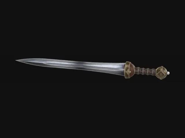 3D model for Silver Fang Dagger