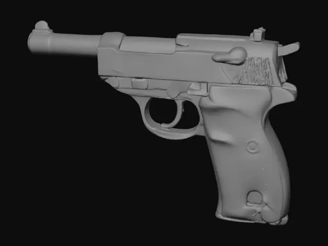 3D model for Walther P38