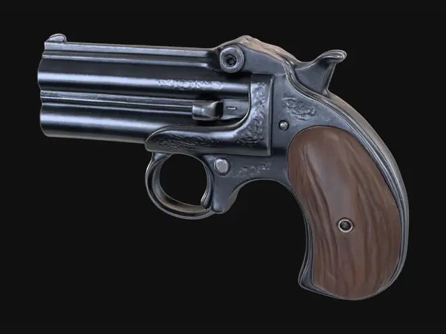 3D model for Remington double-Derringer