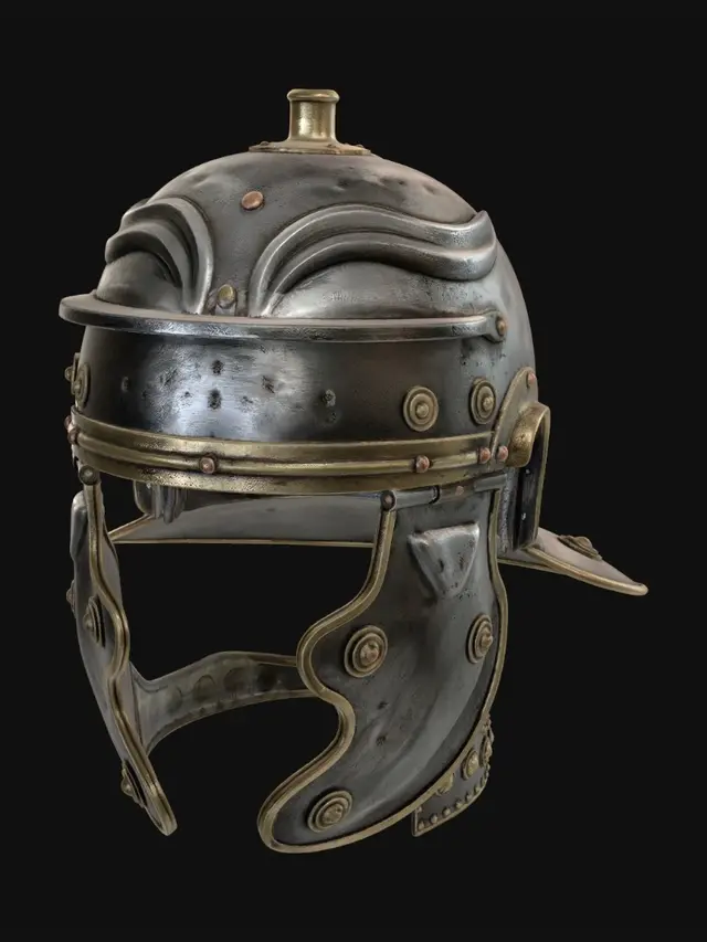 3D model for Roman Galea Helmet