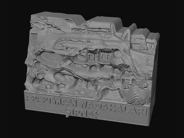 3D model for Cave-Carved Apartment Block