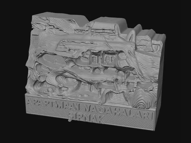 3D model for Cave-Carved Apartment Block
