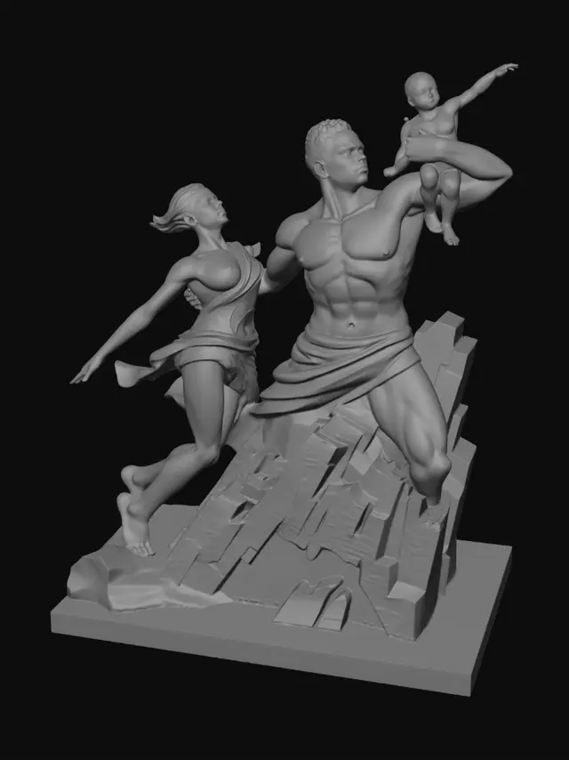 3D model for African Renaissance Monument