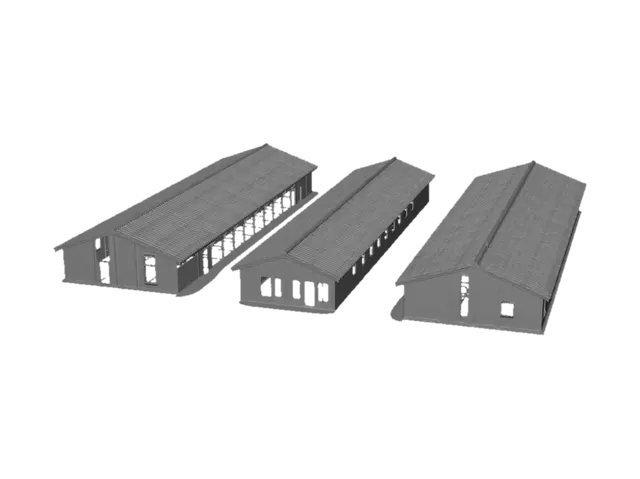 3D model for Red Tile Dormitory Complex