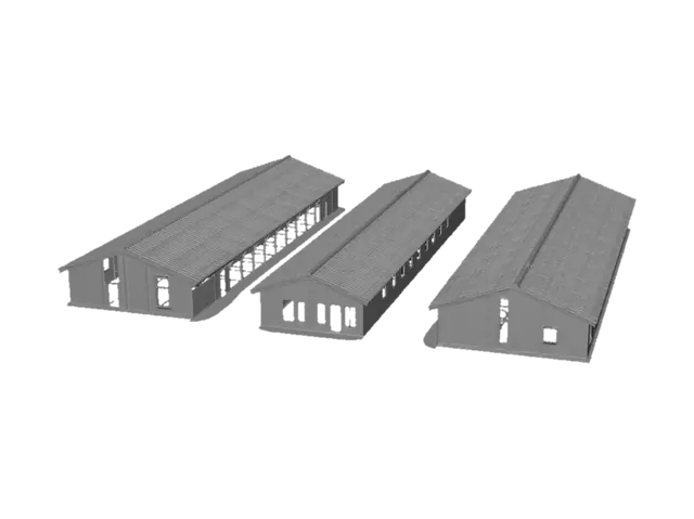 3D model for Red Tile Dormitory Complex