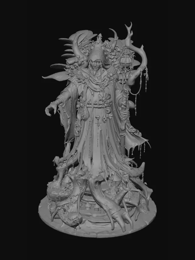 3D model for The Mycelial Arbiter