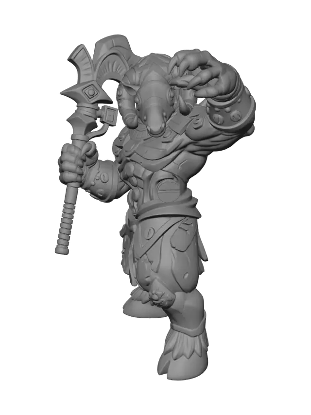 3D model for Ironbound Minotaur