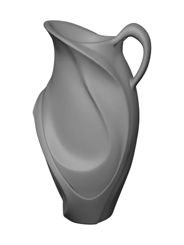 3D model for erstell mit eine futuristische vase