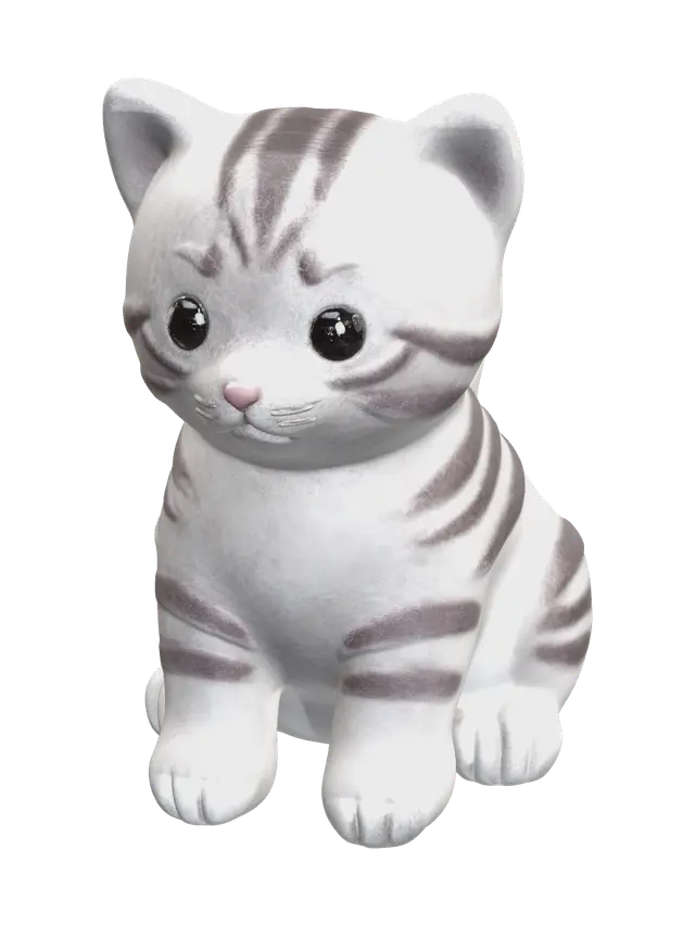 3D model for Modern Emoji Cat