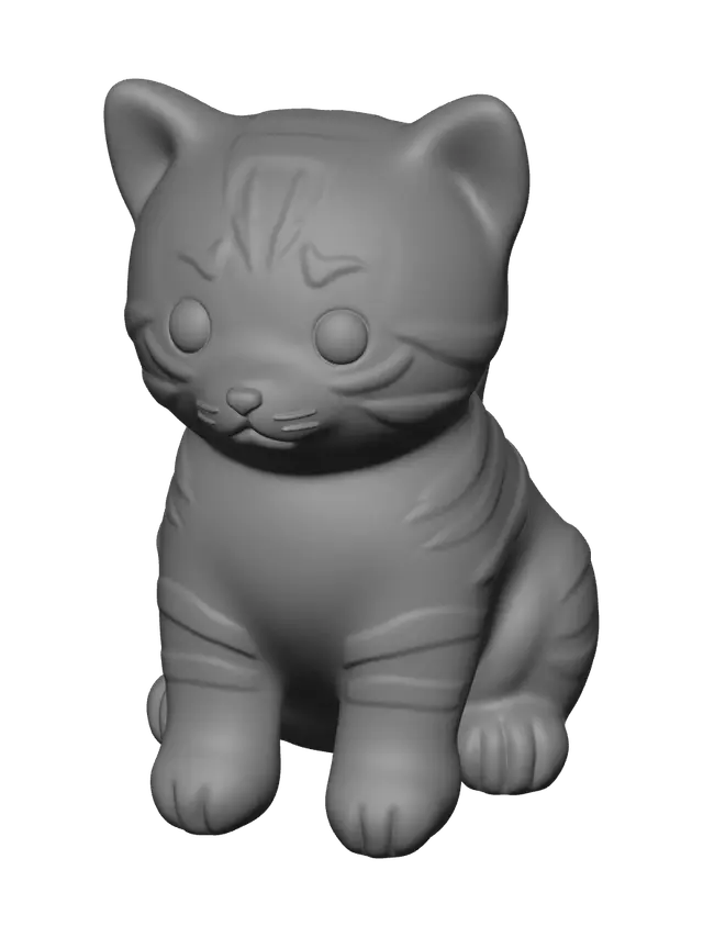 3D model for Modern Emoji Cat