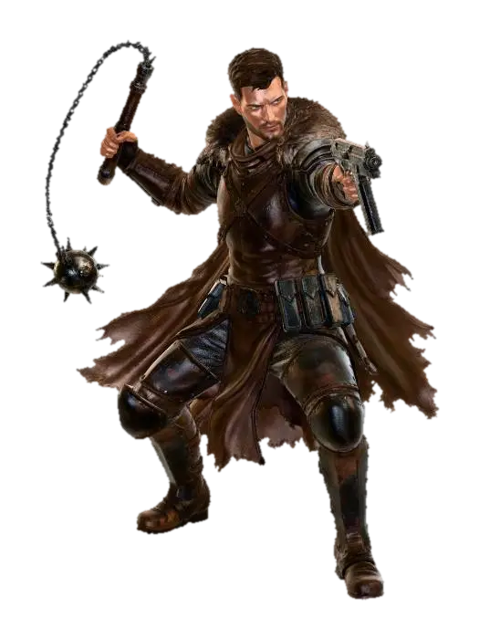 Medieval Aura Farmer - Flail 3D model, vytvořený pomocí AI