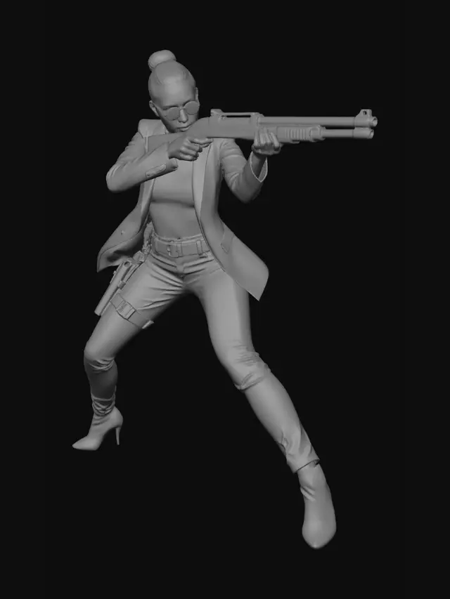 3D model for Sharp Dressed Sharpshooter