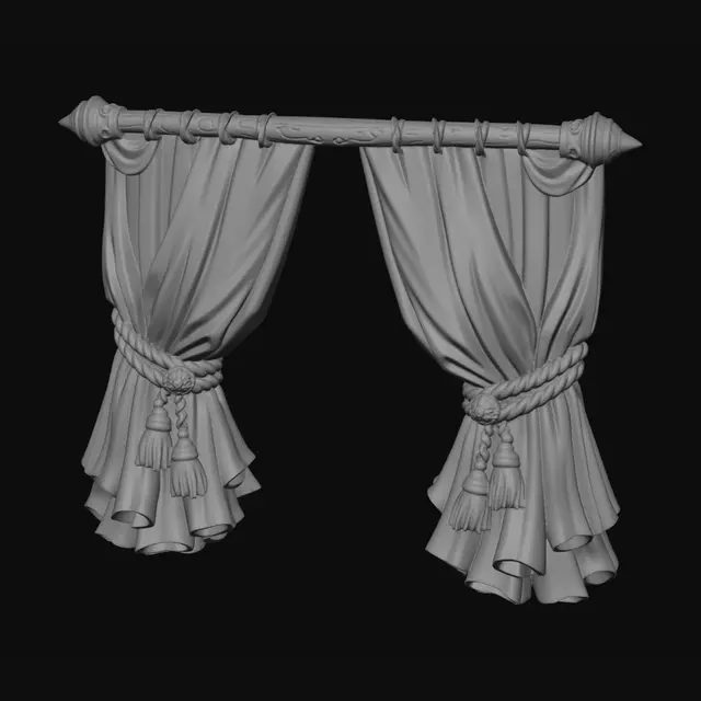 3D model for Curtains