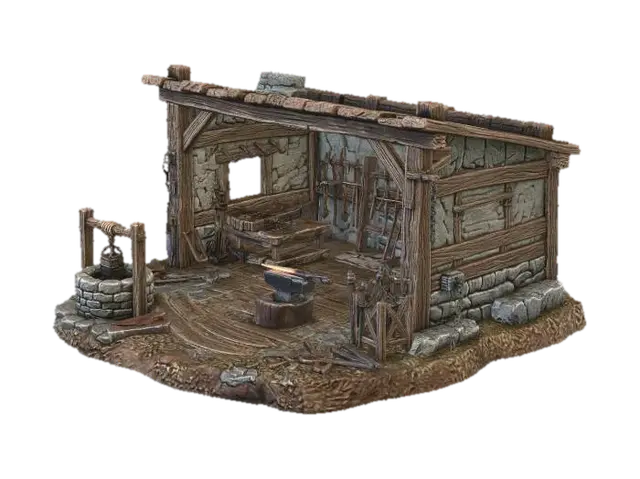 Modello 3D Orc Smith, generato dall’IA