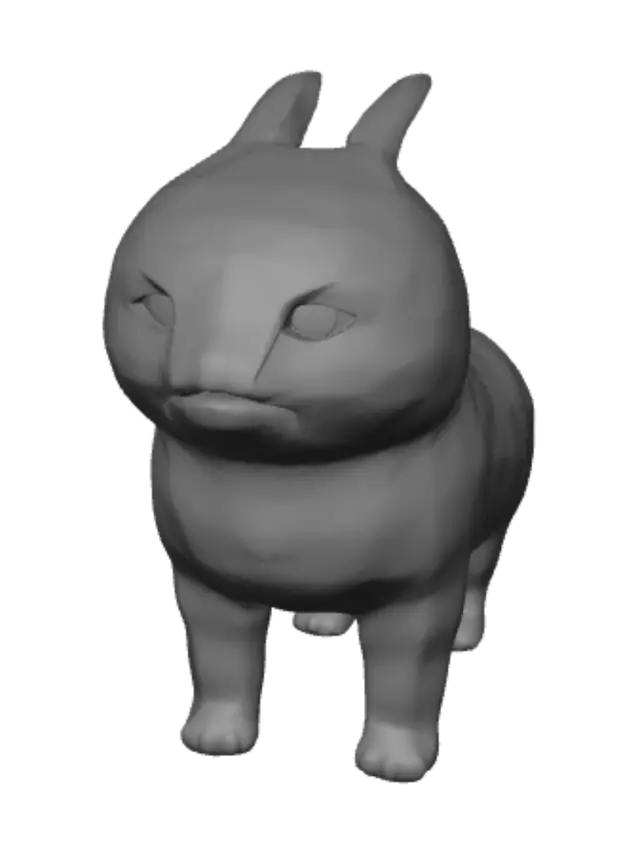 3D model for Ivory Puff