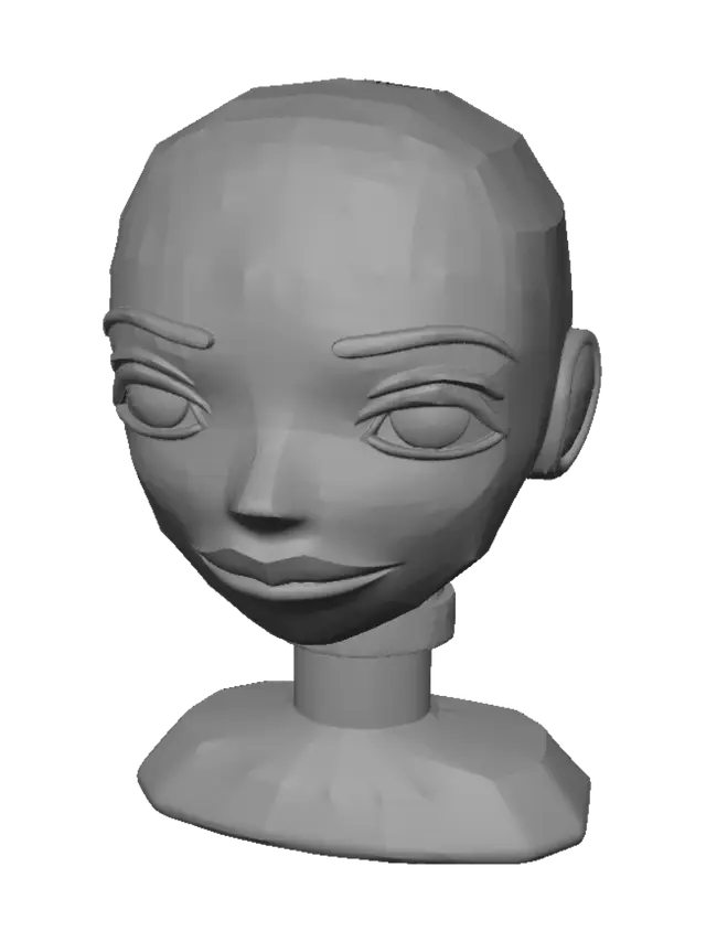 3D model for Bald Avatar