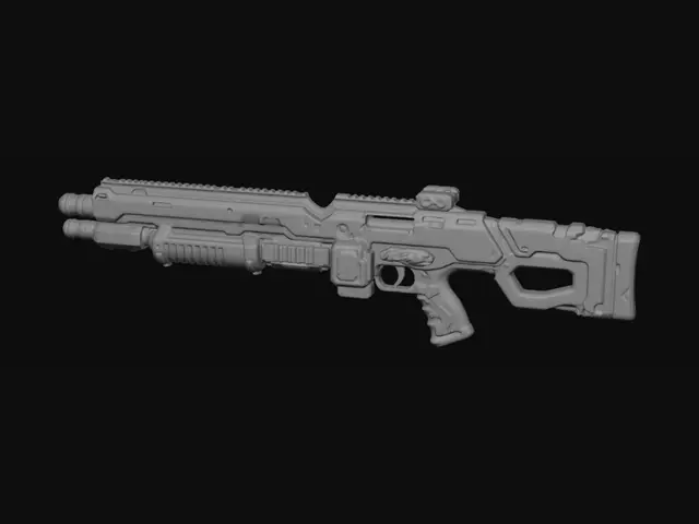 3D model for Ionstorm Railgun