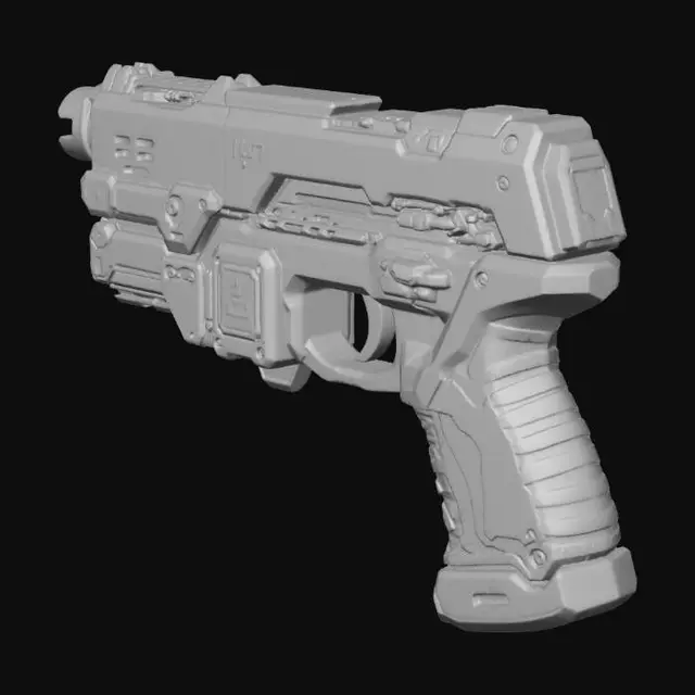 3D model for M-77 Tactical Sidearm