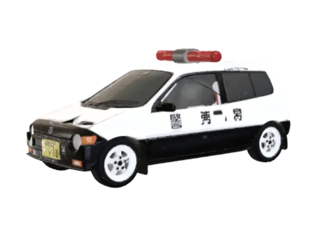 3D model for Tokyo Metropolitan Police Car