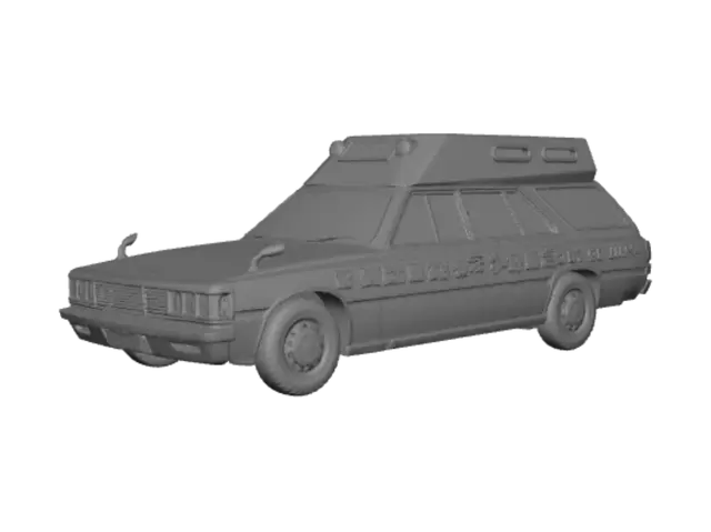 3D model for Japanese Highway Patrol Wagon