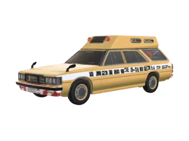 3D model for Japanese Highway Patrol Wagon
