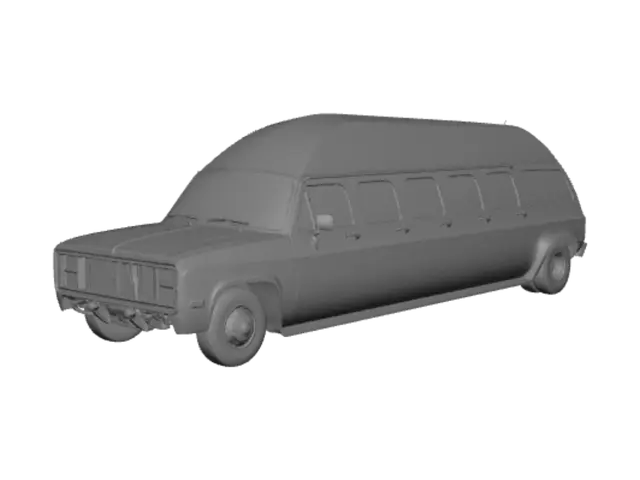 3D model for Abandoned High-Roof Camper Van