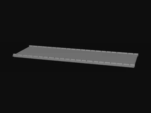 3D model for Narrow Bridge Over Quiet Water