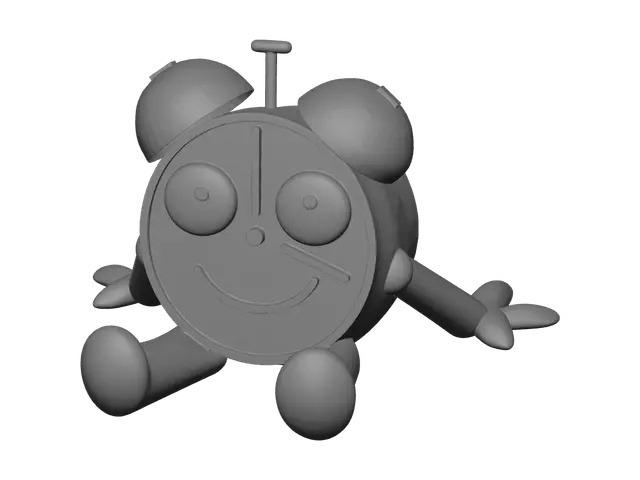 3D model for Low-Poly Clock Itft
