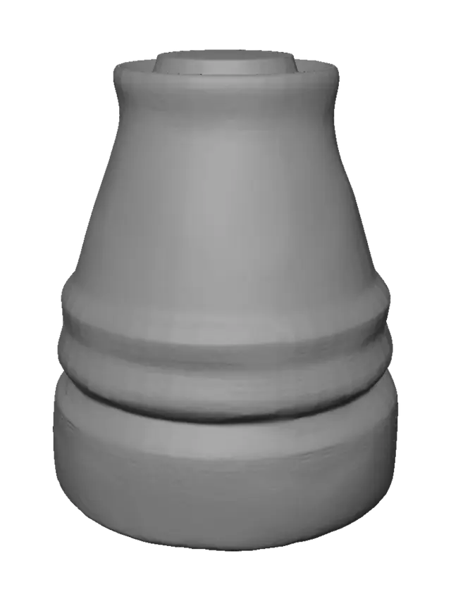 3D model for Terracotta Pot Base on Brick Path