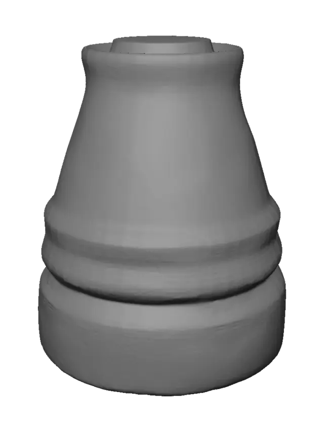 3D model for Terracotta Pot Base on Brick Path
