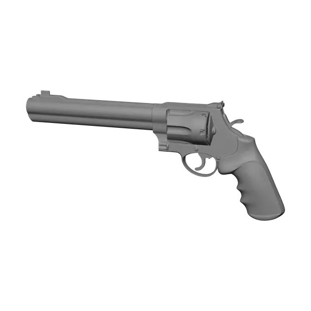 3D model for Ornate 50 Cal Revolver