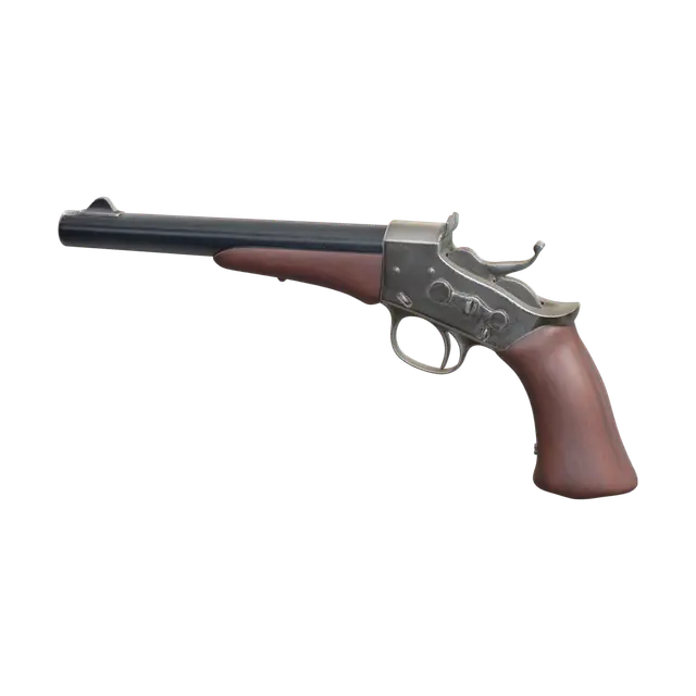 3D model for Stylized 50 Cal Revolver