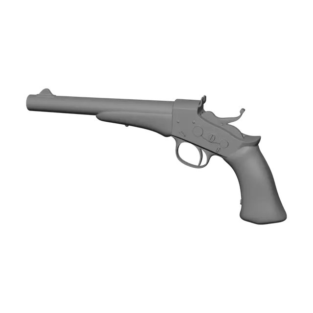 3D model for Stylized 50 Cal Revolver