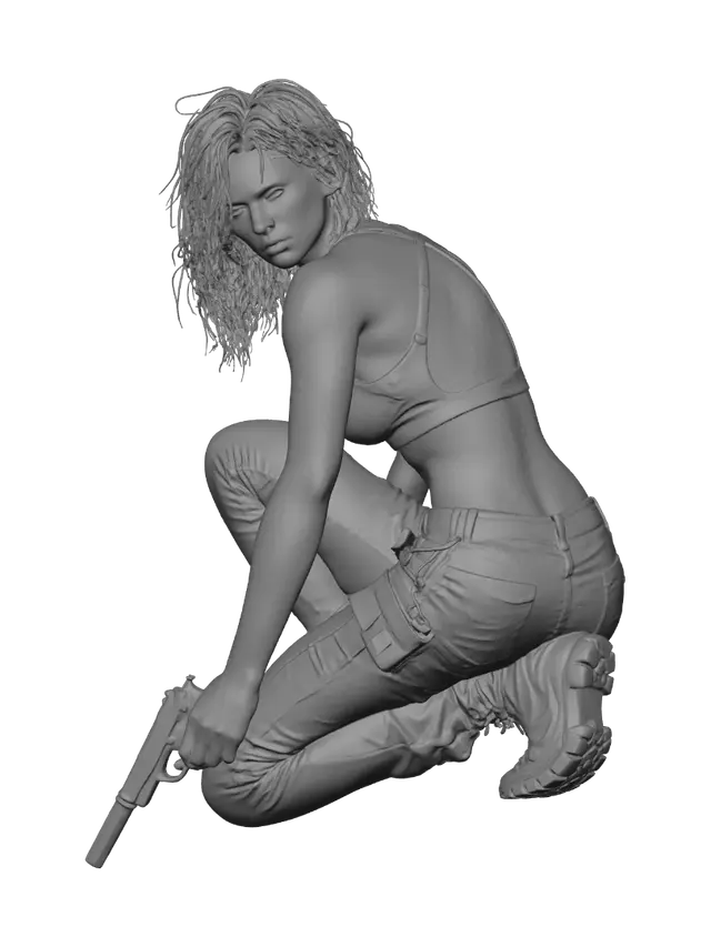 3D model for Winged Ink Warrior