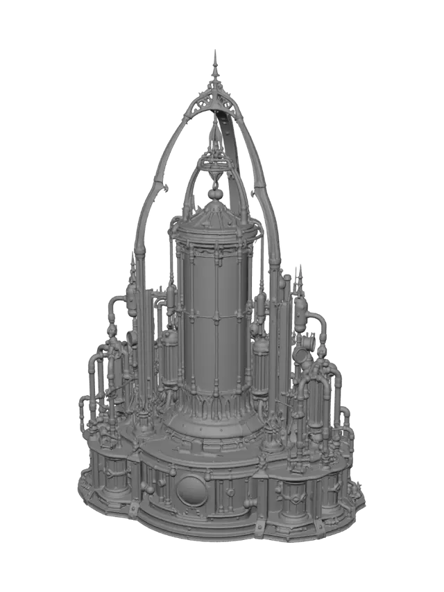 3D model for Verdigris Engine