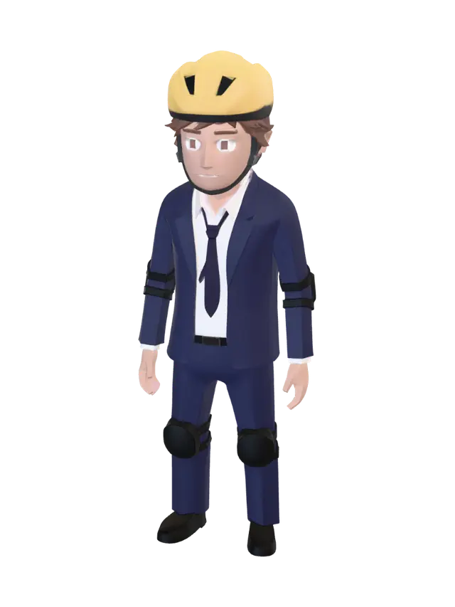 3D model for Corporate Cyclist
