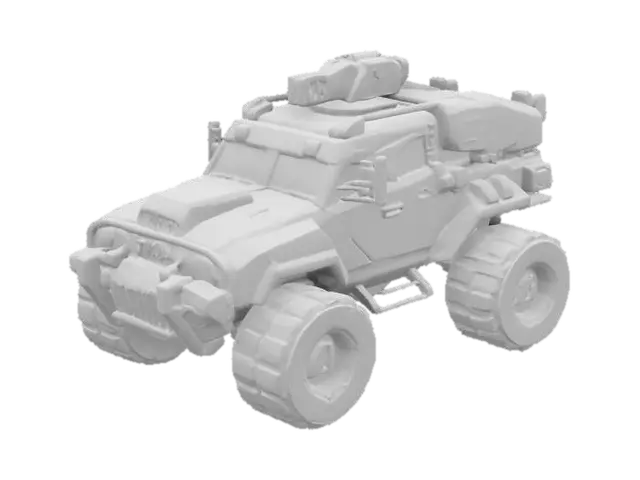 3D model for Armored Recon Rover